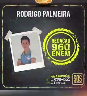 Aluno do time - redacao 960 no ENEM